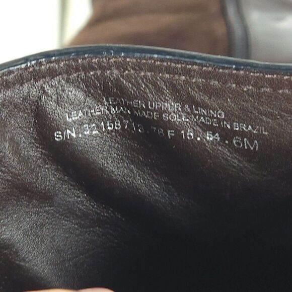 Tory Burch Women's Derby US 6M Brown Leather Flat Ankl Chelsea Bootie Boots - Picture 14 of 15